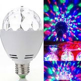 CE RoHS Approved 3W E27 RGB Reotating Mini Disco Bulb