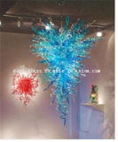 Blue Blown Glass Chandelier Lighting for Decoration