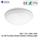 18W LED Oyster Wall Light on-off Function Ceiling Light with Smart Version Wall Light (QY-CLS3-18W)