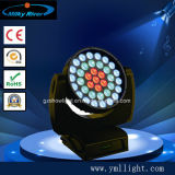 37X10W RGBW 4 in 1 LED Moving Head Light with Three Round