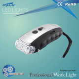 2014 Most Powerful LED Hand Crank Flashlight with Radio (HL-LA0411)