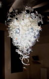 Modern Hand Blown Glass Chandelier for Hotel Decoration (YK-D96)