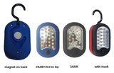 LED Rubber Working Emergency Flashlight