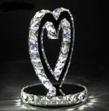 LED18W Modern Crystal Table Lamp with Heart Shaped