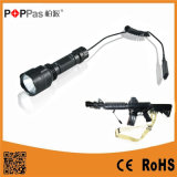 Poppas-C8t Rechargeable Aluminum LED Light Xmlt6 /L2 500 Lumens Tactical LED Flashlight