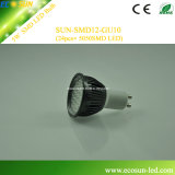 SMD5050 5W Dimmable LED Lamp with GU10 Base (SUN-SMD12-GU10)