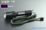 8W T6 720LM 18650 Superbright Aluminum LED Flashlight (HI6X-10)