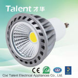 3W 5W GU10 LED COB Lamp with White Reflection Cup