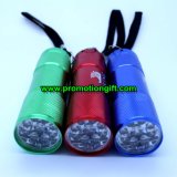 Aluminum 9 LED Flashlight
