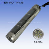 6 LEDs Solar Flashlight (T4136)