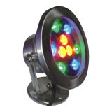 Outdoor 9W IP68 Underwater LED Lights for Fountains