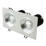 Spray White+Silver Stairs Inner Ring 30W COB LED Wall Washer