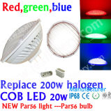 Plastic 200W Replacement PAR56 LED Swimming Pool Light 12V, COB 20W LED PAR56