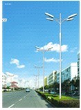 9m Height Double Arm Solar Street Light for Public Installation