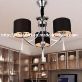 3 Lights Competitive Iron Chandelier Pendant Lamp with Fabric Shade
