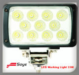 33W LED Work Light, 4x4 Offroad LED Headlight, 4WD Truck ATV LED Driving Light for Jeep (10-30V)