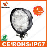 24W Lml-0424 4'' Round LED Truck Lights LED Work Light for Car Headlight