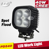 Black Square CREE 40W Waterproof LED Work Light (PD540)
