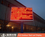 10mm Pixel Pitch Single Red LED Display
