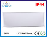 1200*600*9mm 60W 90lm/W IP44 3 Years Warranty LED Panel with CE RoHS