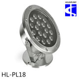 Hot Sale LED Fountain Lamp 18W IP68 Outdoor LED Uplight 18W LED Underwater Lighting (HL-PL18)