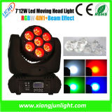 LED Moving Head Beam Wash Light 7X12W RGBW