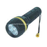 Plastic Flashlight with Rubber Housing (13-1C1005 Series)