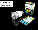 5W E27 RGB LED Spotlight