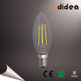 360 Degree LED Filament Candle Lamp 2W E14 Bulbs