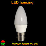 C37 LED Candle Light Housing with B22 Holder