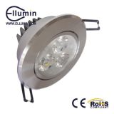 3W Aluminium LED Round Indoor Down Light