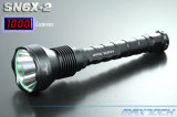 8W CREE Xml T6 1000lm 18650 Superbright Aluminum LED Flashlight (SN6X-2)