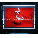 Window Display Ultra Thin Crystal LED Light Box with Carved Logo