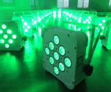 RGBWA LED 9*15W Flat PAR Light, High Brightness 5in1 LEDs