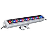 AC 220V / 24V 500mm * 65mm * 70mm 18W 18PCS RGB Wall Washer LED Lights Lamp Fixture 30°