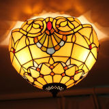 Fancy Style Cheap Tiffany Ceiling Lamp with Europe Style for Hotel (XC12012)