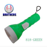 Plastic Button Cell LED Flashlight (818)