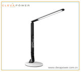 Foldable LCD Dimmable Eye Protection LED Desk Lamp with Calendar, Alarm Clock and Temperature Function