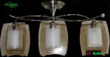 European-Style Chandelier in Yellow Square Glass (X-8140/3)