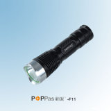 600lumens CREE T6 Rechargeable LED Flashlight (POPPAS-F11)