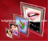 Acrylic Counter Display Stand Free Standing LED Light Box