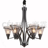 CE Approved Glass Chandelier for Promotion (SL2248-6)