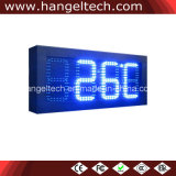 6 Inches Outdoor Waterproof LED Digit Wall Clock Display