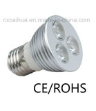 3-5W E27 240lm Aluminium LED Spotlight