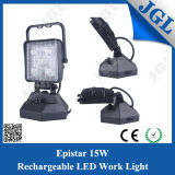 15W USB Interface Rechargeable LED Work Light with Magnet Base