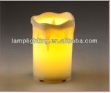 LED Bar Candle Opal Glass Table Lamp