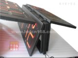 Outdoor LED Time and Temperature Display (double-face 14 inches clock)