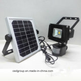 10W Rechargeable PIR Sensor Solar Powered LED Work Light