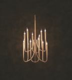 Simple Candle Copper Chandelier (N10029-6-6)
