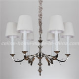 New Product Iron Chandelier with Fabric Shade (SL2100-6)